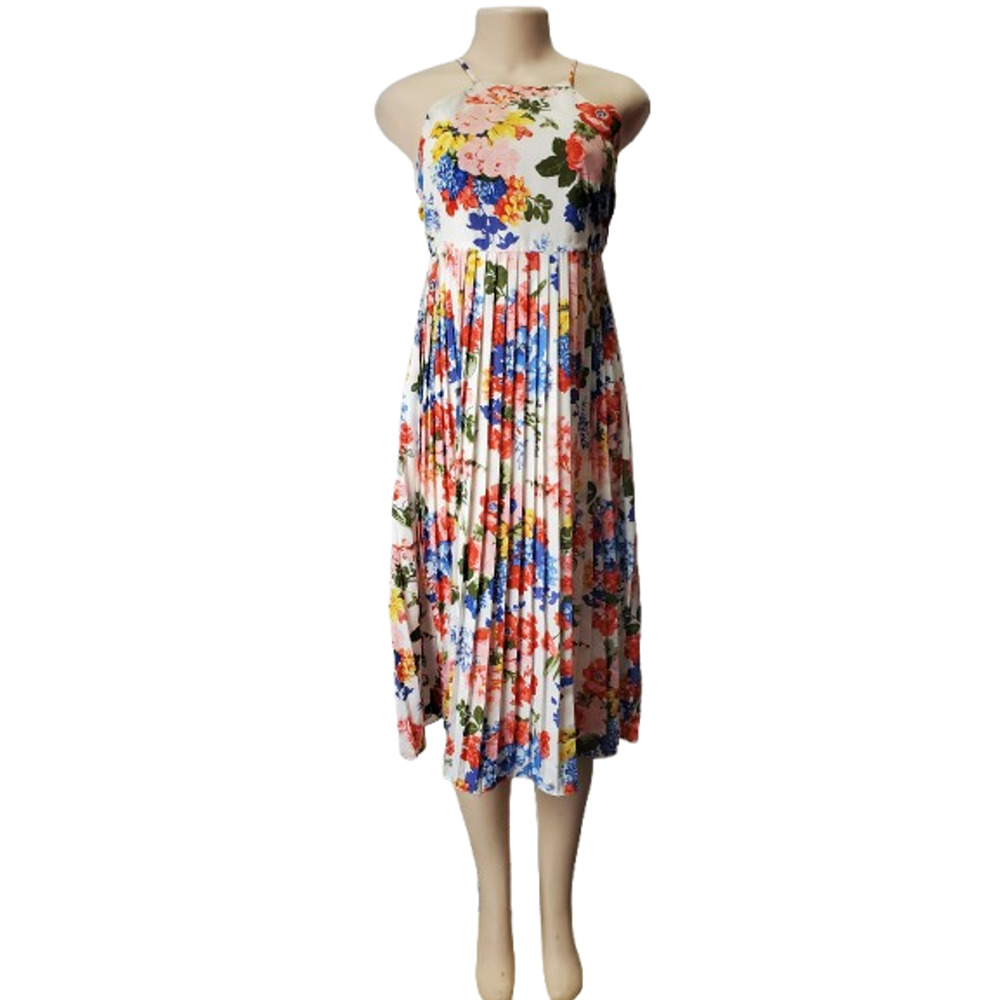 Bonnie Jean youth girls multi color floral dress size 12